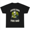 COFFEE GOOD FIRE BAD Halloween Frankenstein Monster