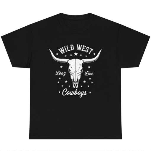 Long Live Cowboys Vintage Inspired Graphic Tee for Men Women