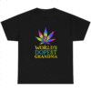 World's Dopest Grandma Tie Dye Cannabis Pattern
